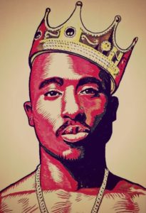 Ritratto di Tupac Shakur