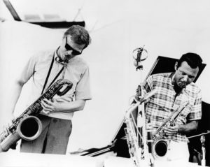 Il duo di Gerry Mulligan e Stan Getz.