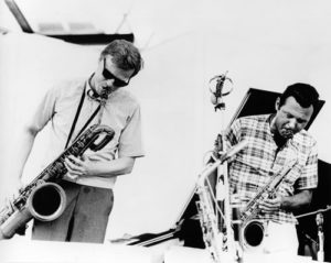 Il duo di Gerry Mulligan e Stan Getz.