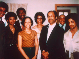 Prince con la sua famiglia