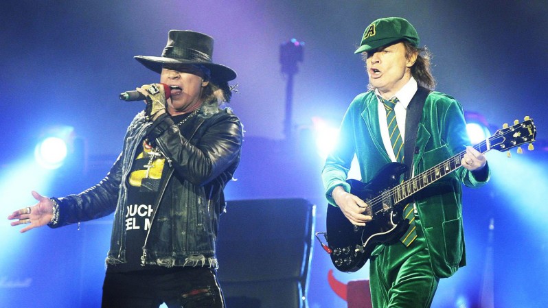 Angus Young e Axl Rose: un nuovo album per gli AC/DC